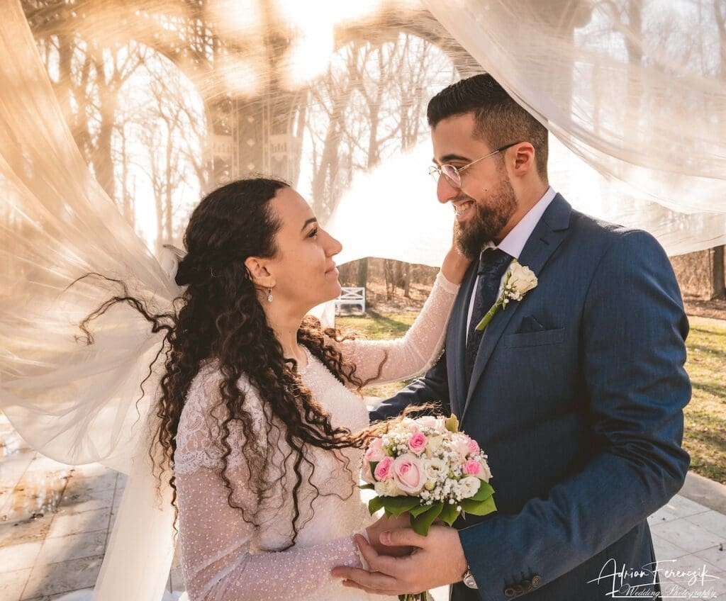 Hochzeitsfotografie im Barock-Pavillon