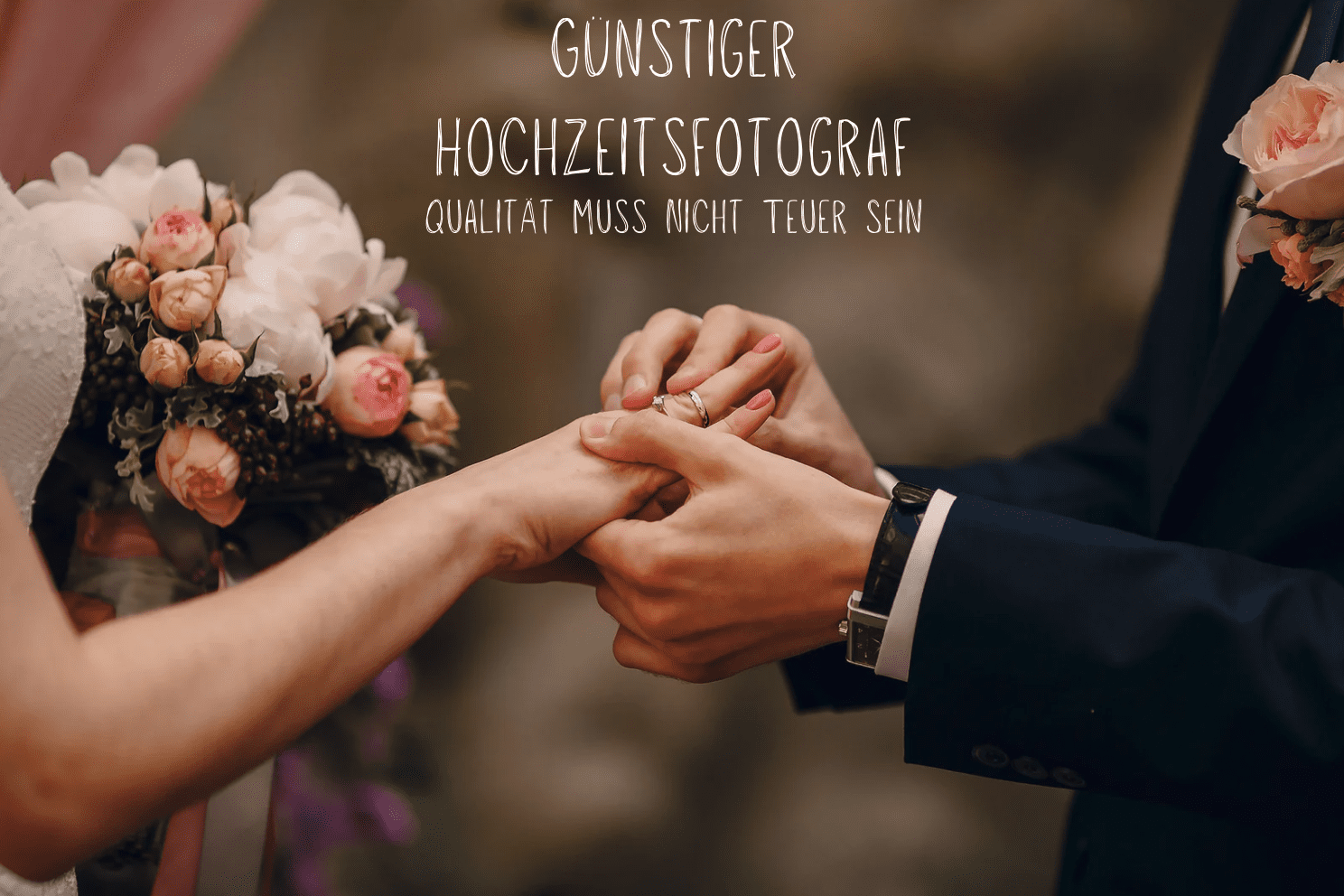 Günstiger Hochzeitsfotograf